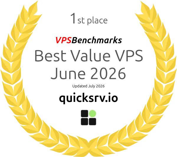 VPSBenchmarks Best Value VPS June 2026 — 1st place